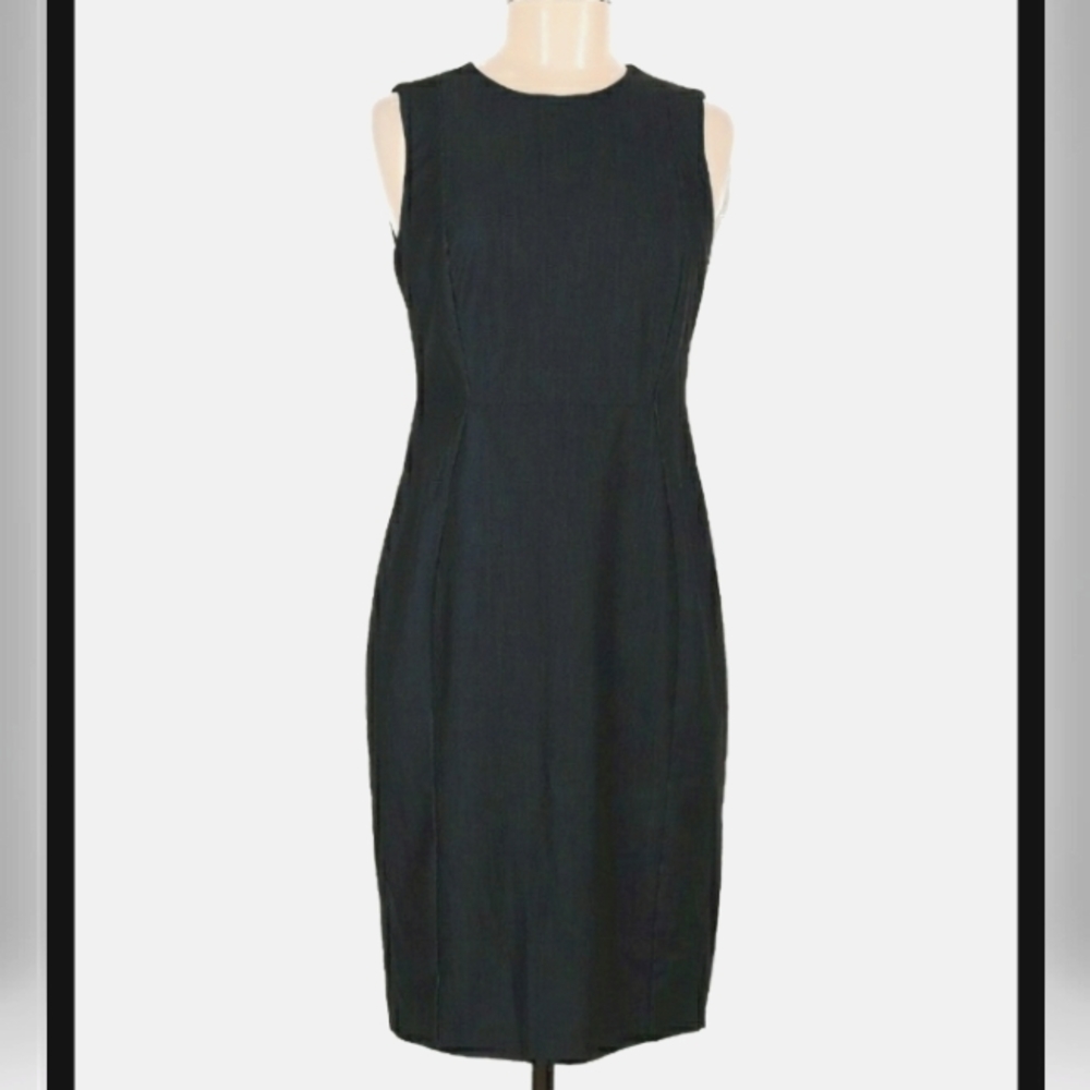 CALVIN KLEIN Sheath Pleated Knee Length CASUAL/Work DRESS